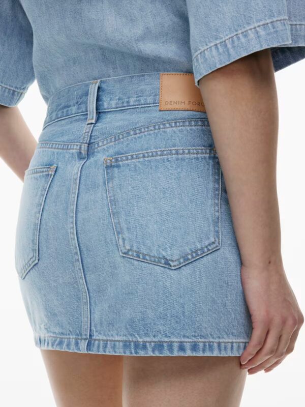 Denim Mini Skirt